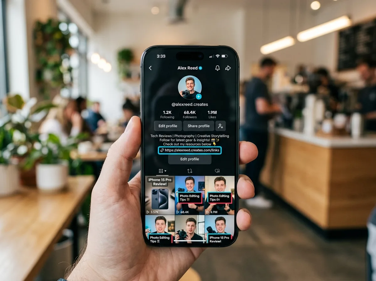Hướng dẫn dán Bio Link vào hồ sơ TikTok cá nhân và doanh nghiệp